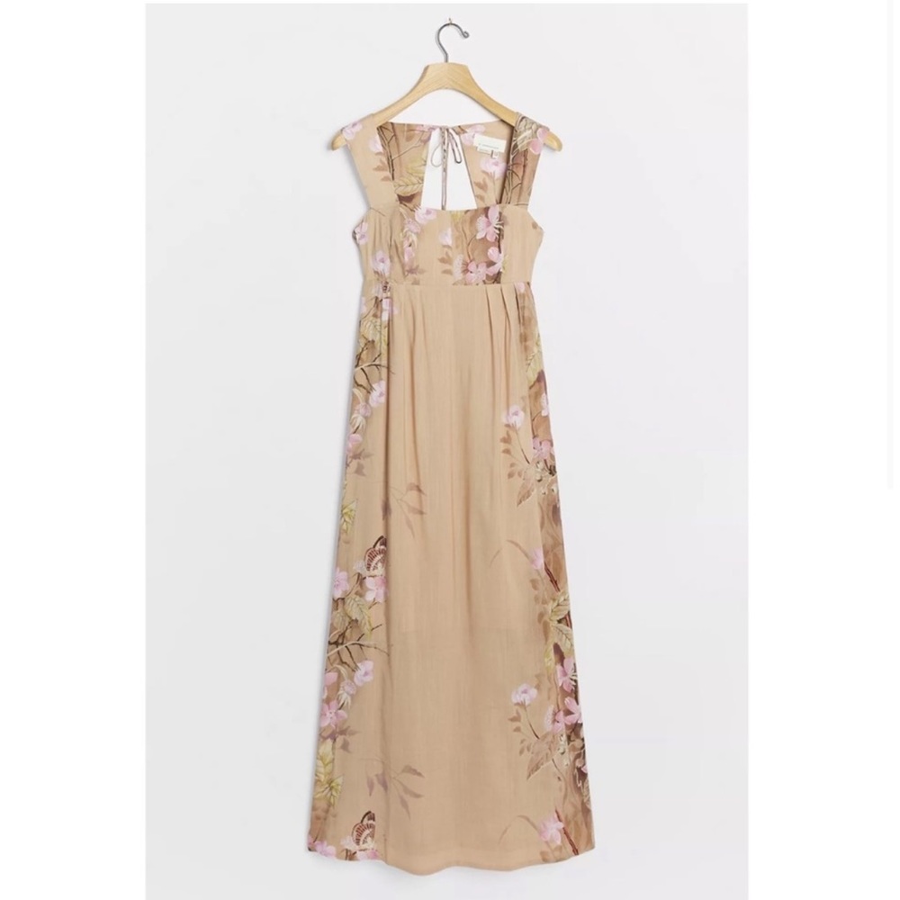 Anthropology Aurelie Maxi Dress in Size 0, Butterly Dress